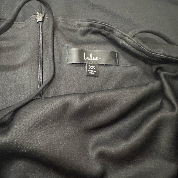 Lulu's Black Pleated Sheath Mini Dress - Picture 2 of 5